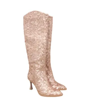 TEEK - Jewel - Knee High Sequin Boots