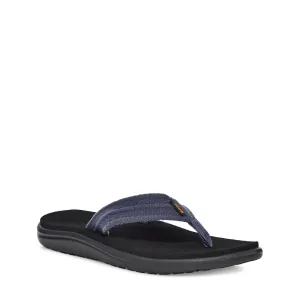 'Teva' Men's Voya Canvas Flip Sandal - Blue Indigo