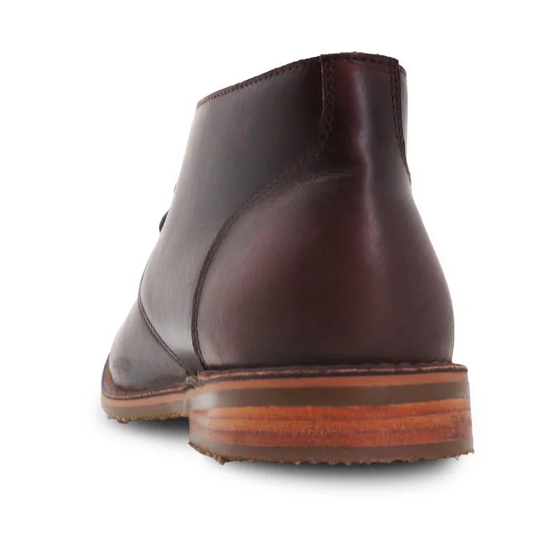 The Carpentry Ankle Boot Oil Leather Brandy Brown