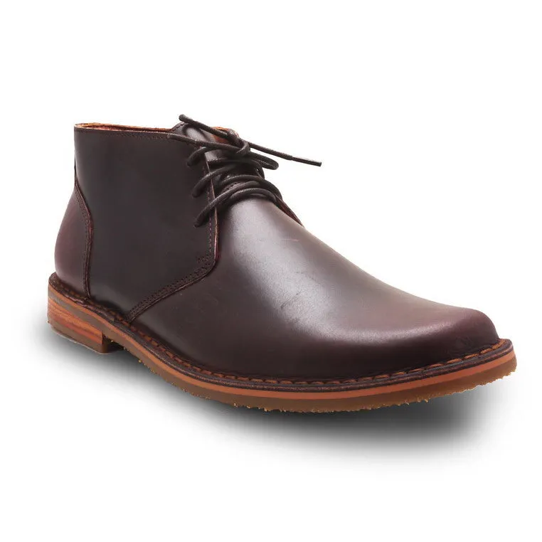 The Carpentry Ankle Boot Oil Leather Brandy Brown