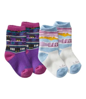 Toddlers' Katahdin Socks, Two-Pack