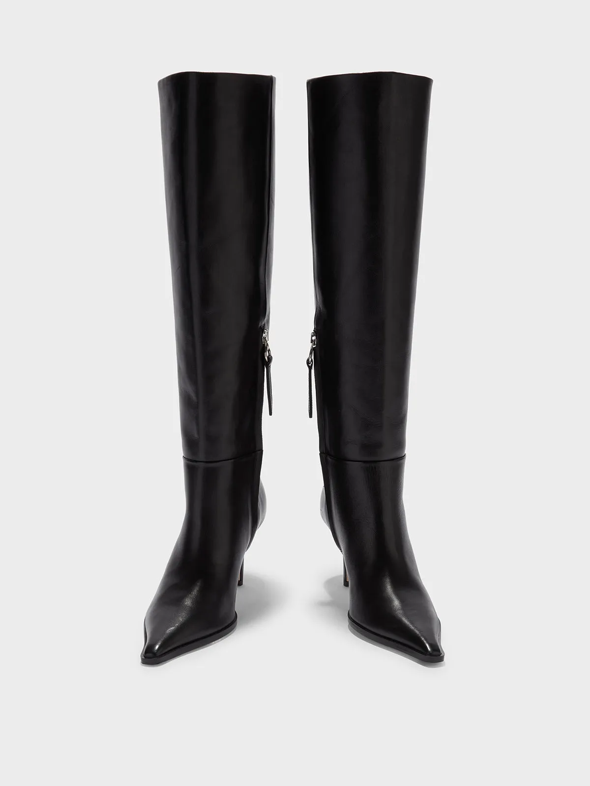 Tula Leather Knee-High Boots