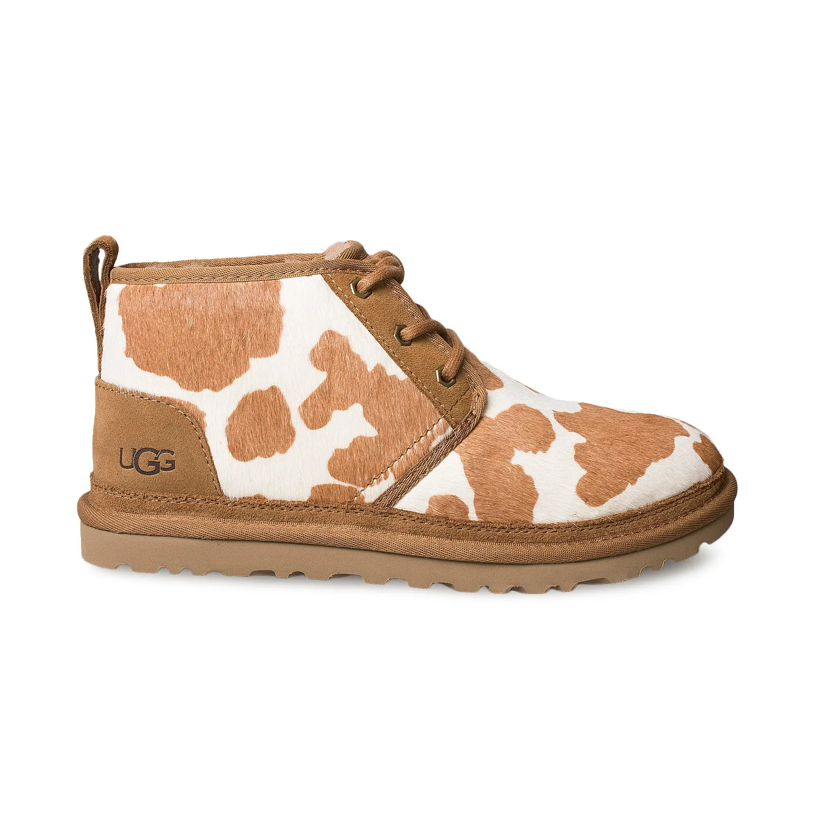 UGG Neumel Cow Print Messa Sand Boots - Women's