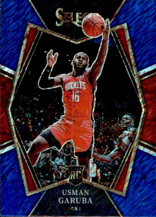 Usman Garuba, RC, Premier Level Shimmer Prizm, 2021-22 Panini Select Basketball NBA