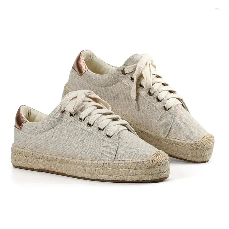 USS Shoes Loreana Women's Platform Hemp Espadrilles