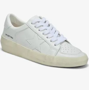 Vintage Havana Genuine Leather Sneakers: White Madness