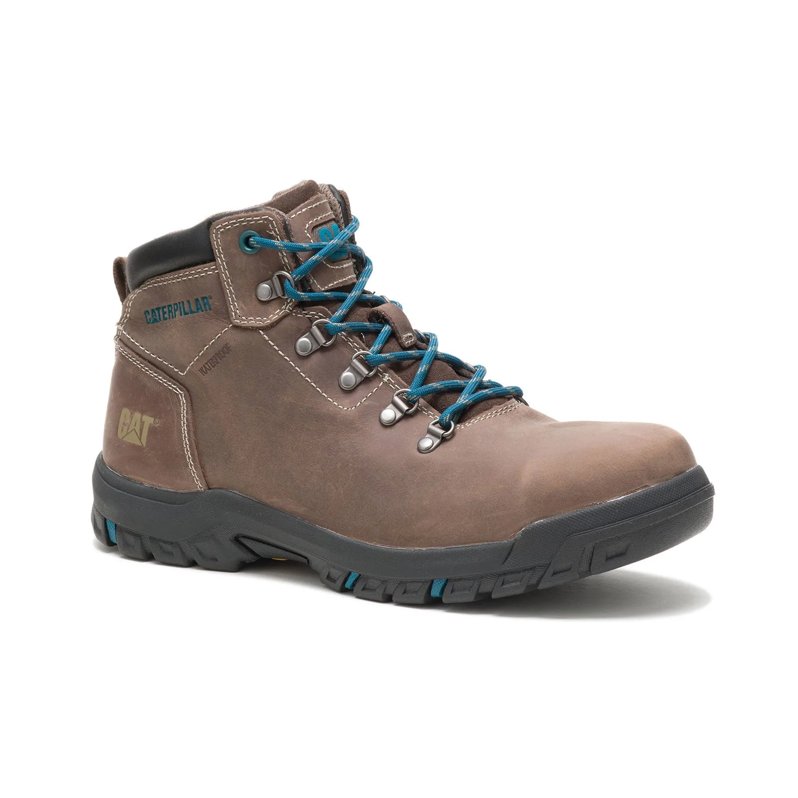 Women's Mae Steel-Toe Waterproof Work Boot Light Brown