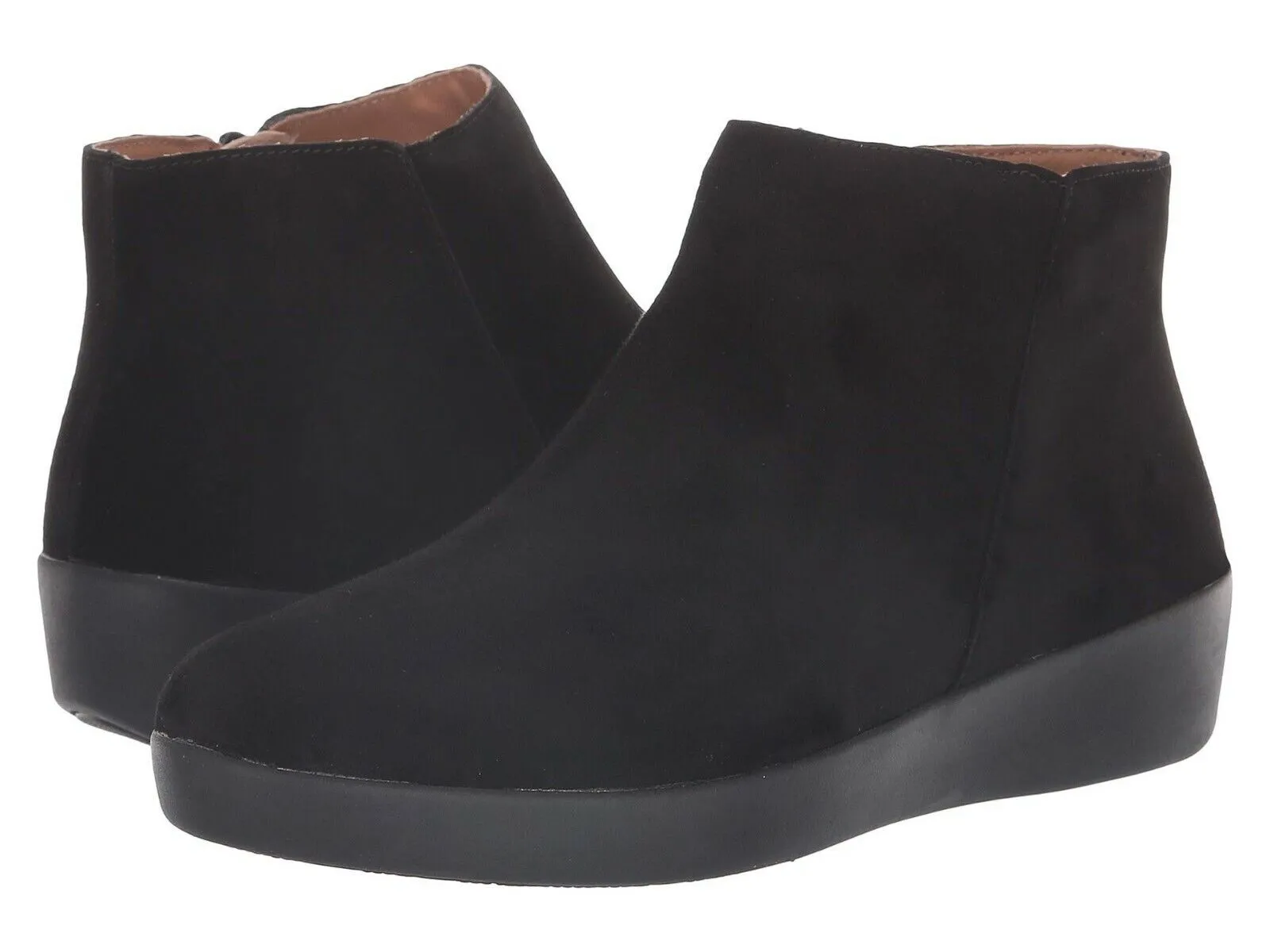 Women's Shoes FitFlop SUMI Suede Ankle Boots O54-001 BLACK