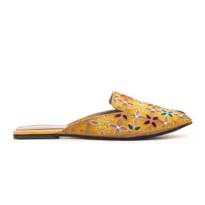 Yellow Fancy Khusa Slipper EC8235