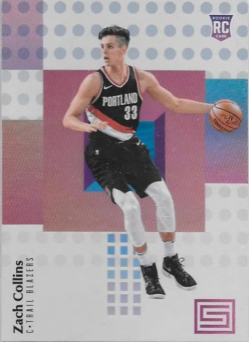 Zach Collins RC, 2017-18 Panini Status Basketball NBA