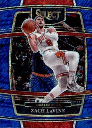 Zach Lavine, Concourse Shimmer Prizm, 2021-22 Panini Select Basketball NBA