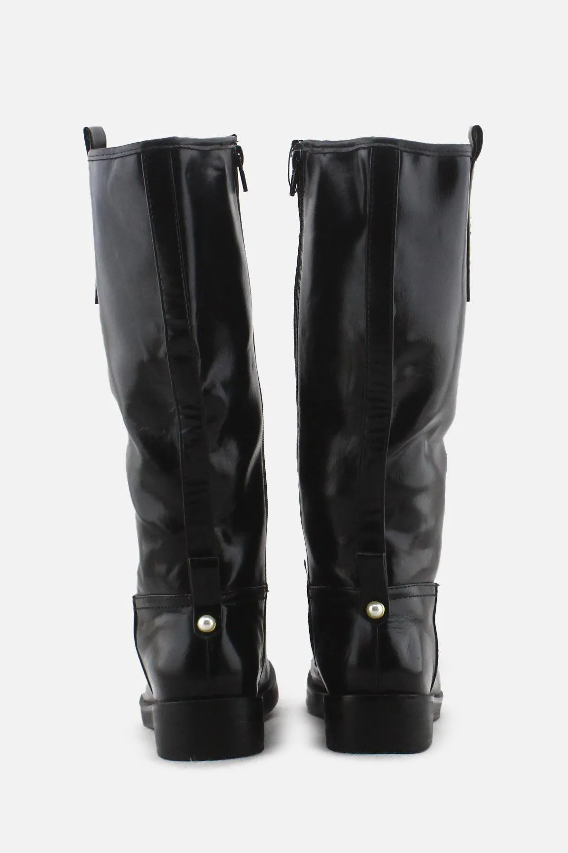 Zara Zipper Knee High Boots | 100% Authentic Leather